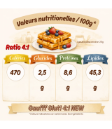 Gaufre Spéciale Glut1 & Kéto Ratio 4:1 | La Gaufff à Marie