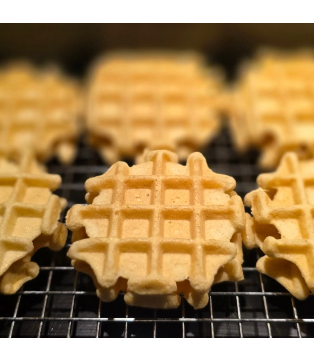 Gaufre Sans Gluten & Sans Lactose et très faible en glucides - Gaufff Zero Nature