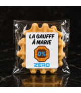 Gaufre Sans Gluten & Sans Lactose et très faible en glucides - Gaufff Zero Nature
