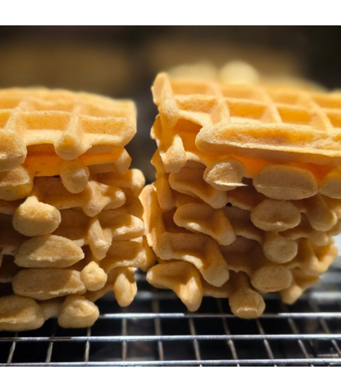 Gaufre Sans Gluten & Sans Lactose et très faible en glucides - Gaufff Zero Nature