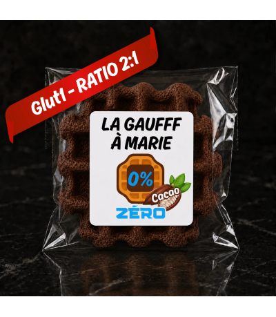 Gaufre Spéciale Glut1 & Kéto Cacao Ratio 2:1 | La Gaufff à Marie