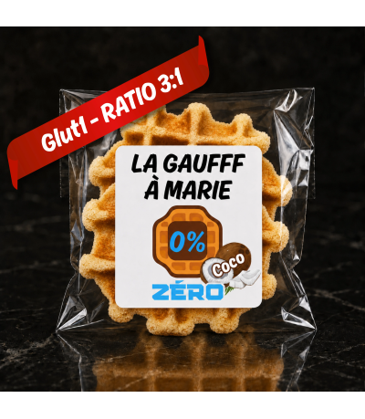 Gaufre Spéciale Glut1 Coco & Kéto Ratio 3:1 | La Gaufff à Marie