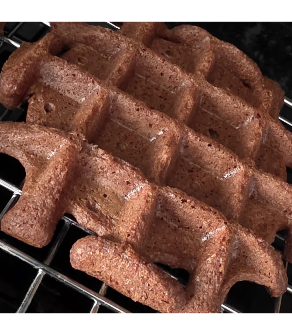 Gaufre Sans Gluten & Sans Lactose et très faible en glucides - Gaufff Zero Cacao